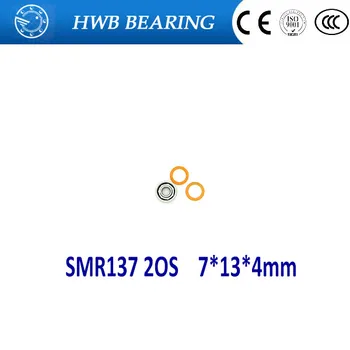 

Free shipping 10PCS 7x13x4mm SMR137 2OS CB ABEC7 Stainless steel hybrid ceramic ball bearing Fishing vessel bearing SMR137C 2OS