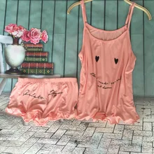 Хлопковая пижама с надписью; комплекты одежды; эластичная корейская модная дышащая домашняя одежда