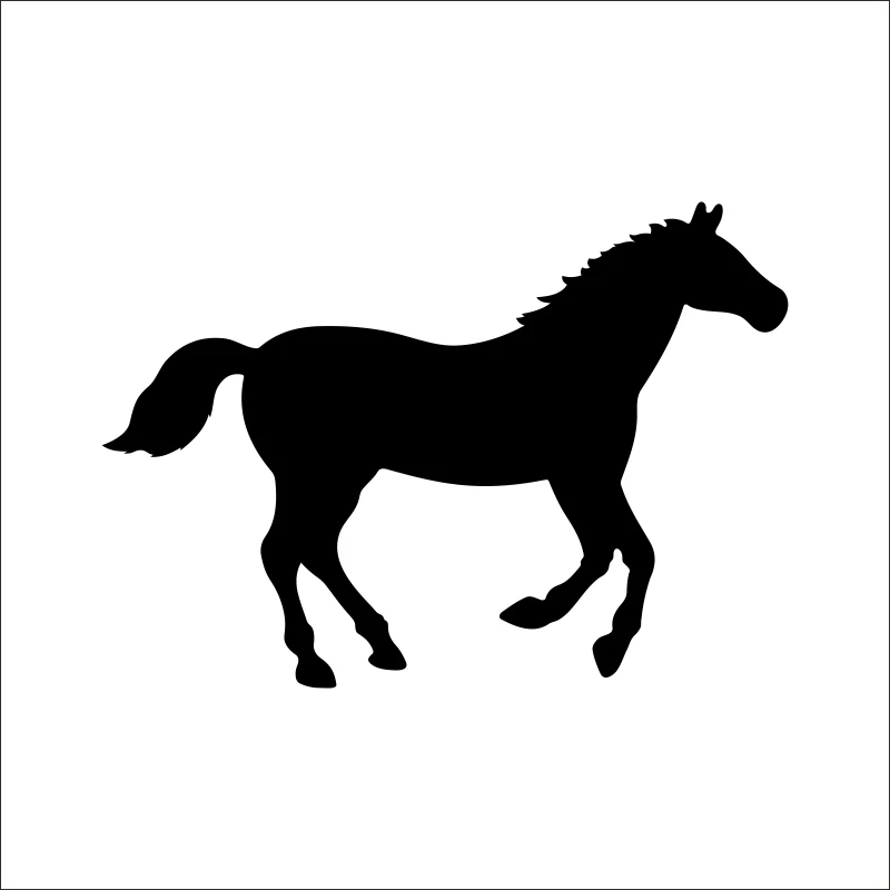horse Sticker Logo Name horse Decal Posters Vinyl Wall Decals Pegatina Quadro Parede Decor Mural horse Sticker  432