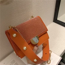 New hot fashion pu Handbags Famous Brand Leather Messenger Bags Luxury Shoulder Bag Designer Women Chain Pearl Drill Handbag New hot fashion pu Handbags Famous Brand Leather Messenger Bags Luxury Shoulder Bag Designer Women Chain Pearl Drill Handbag