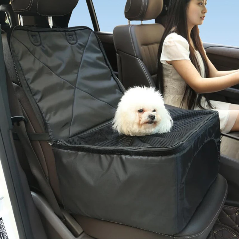 Многофункциональное автомобильное сиденье-бустер для домашних животных, толстая переноска для собак, автомобильное переднее кресло, корзина, чехол для сиденья, дорожная сумка для хранения, органайзер для багажника