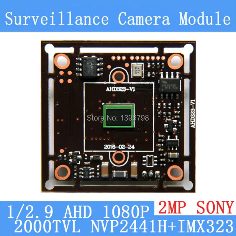 2MP1920*1080 AHD CCTV 1080 P Камера платы модуля, 1/2. 7 CMOS NVP2441 + SONY IMX323 2000TVL печатной платы PAL/NTSC дополнительно