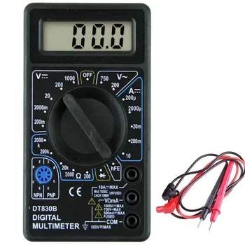 

Mini LCD Digital Multimeter DT Digital Tester Multimetro For Volt Amp Ohm Tester Meter Voltmeter Ammeter Overload Protection