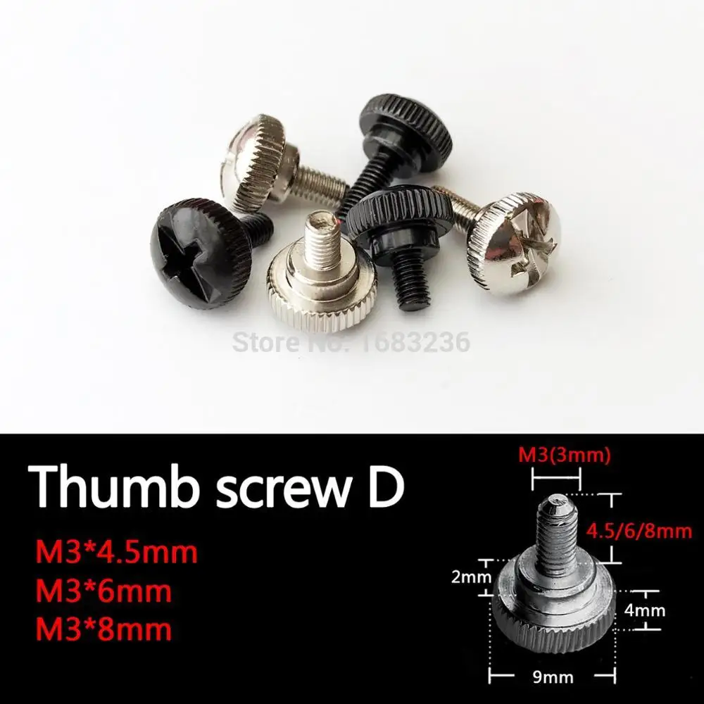 10 шт. черные серебристые Чехлы для компьютера|screw bolt|bolt headbolt black |