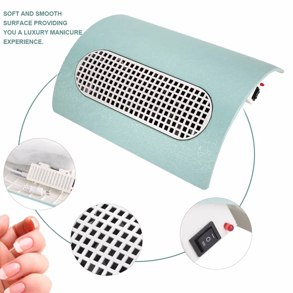 

Nail Art Fan Suction Dust Collector Machine Vacuum Cleaner With 3 Fans + 2 Bags Acrylic UV Gel Nail Dust Collector Manicure Tool