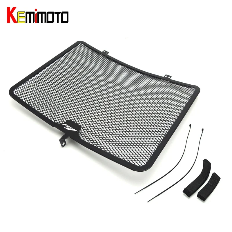 

KEMiMOTO 2007 2008 R1 Aluminum Radiator Grills Guard Cover Grille for YAMAHA YZF R1 2007 2008 Oil Cooler Protector