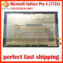 new Original LCD Assembly For Microsoft Surface Pro 4 (1724) LTN123YL01-001 LCD Display touch screen digitizer replacement panel