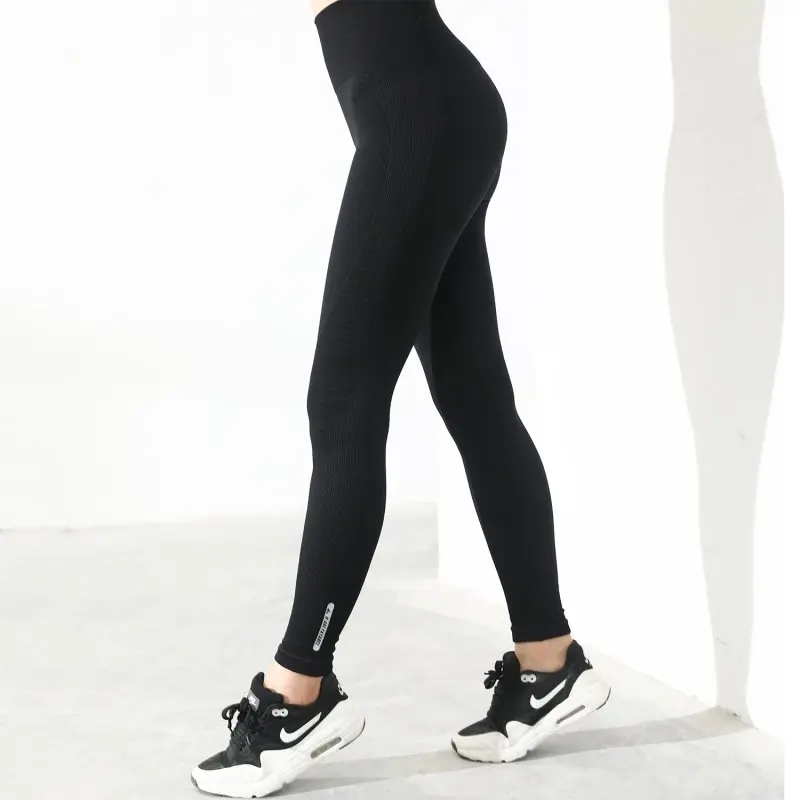 Black Pant Energy бесшовные леггинсы+ бюстгальтер на бретельках 2 шт. Набор для йоги женский спортивный костюм для фитнеса Леггинсы для йоги с высокой талией набор для бега спортивная одежда - Цвет: Black Pant