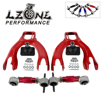 

LZONE - FOR HONDA CIVIC 92-95/INTEGRA FRONT UPPER CONTROL ARM TUBE CAMBER KIT+ 92-00 Adjustable Rear Camber Arms