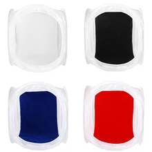 80 x 80cm Folding Photo Studio Shooting Photo Tent Light Softbox with 4 Color Backdrops + Carry Bag