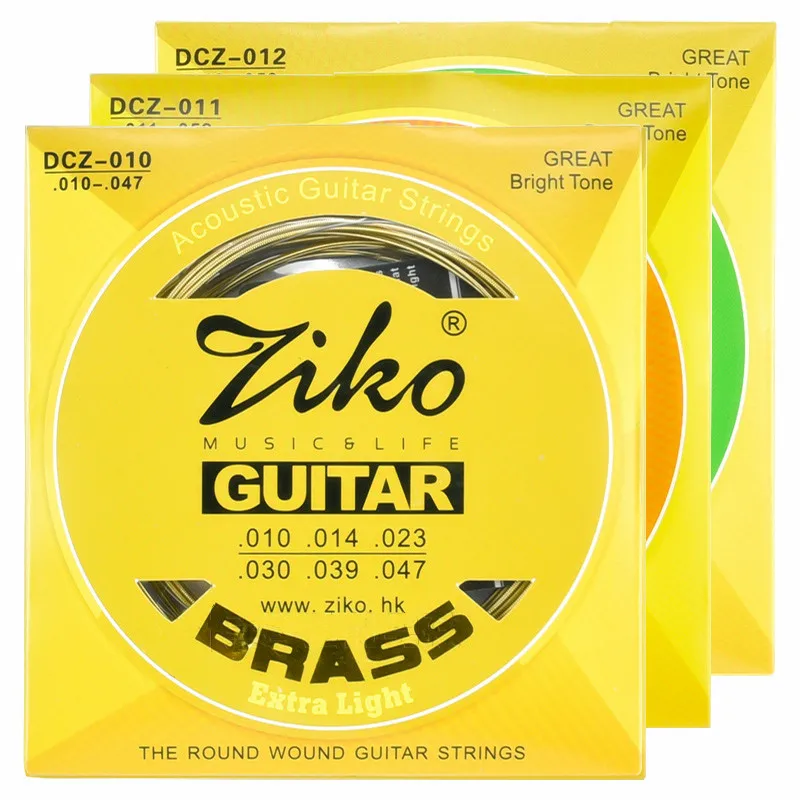 Ziko Acoustic Guitar Strings Brass Musical Instruments Brass Guitar