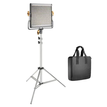 

Neewer 480 LED Video Light with Stainless Steel Light Stand Kit: LED Panel Lights with U Bracket for Photo Video Photography