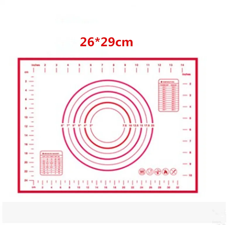 60*40 см антипригарный силиконовый коврик для выпечки лист для замеса раскатки теста коврик для выпечки формы для выпечки вкладыши колодки Инструменты для приготовления пищи - Цвет: S