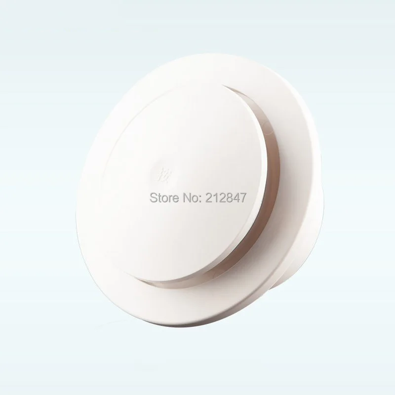 Fresh air system pop up adjustable filter silencer ABS 100mm Ventilation Grille Cover