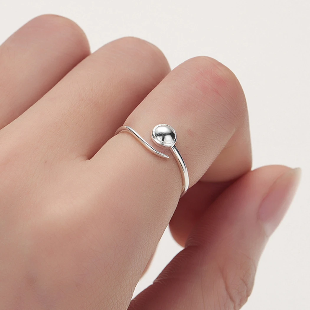 

QIMING Fashion Silver Knuckle Simple Rings for Women Adjustable Midi Finger Ring Female Party Jewelry Gifts Drop Shipping