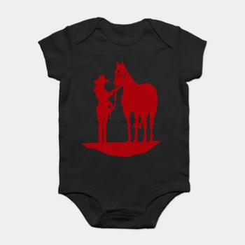 

Baby Onesie Baby Bodysuits kid t shirt High-end Valiant Hot Beauty Cowboy Strong Horse American Western Style Gift Home