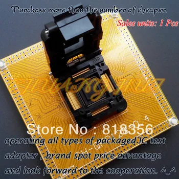 

IC TEST IC51-1284-1788 Test socket TQFP128/QFP128/FPQ128 Adapter CH-QFP128-0.4 IC SOCKET Pitch:0.4mm