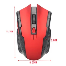 2,4 ГГц Беспроводной мыши игровая мышь USB оптическая 1600 Точек на дюйм регулируемый Профессиональный 6 кнопок Игры Мышь для портативных ПК A6