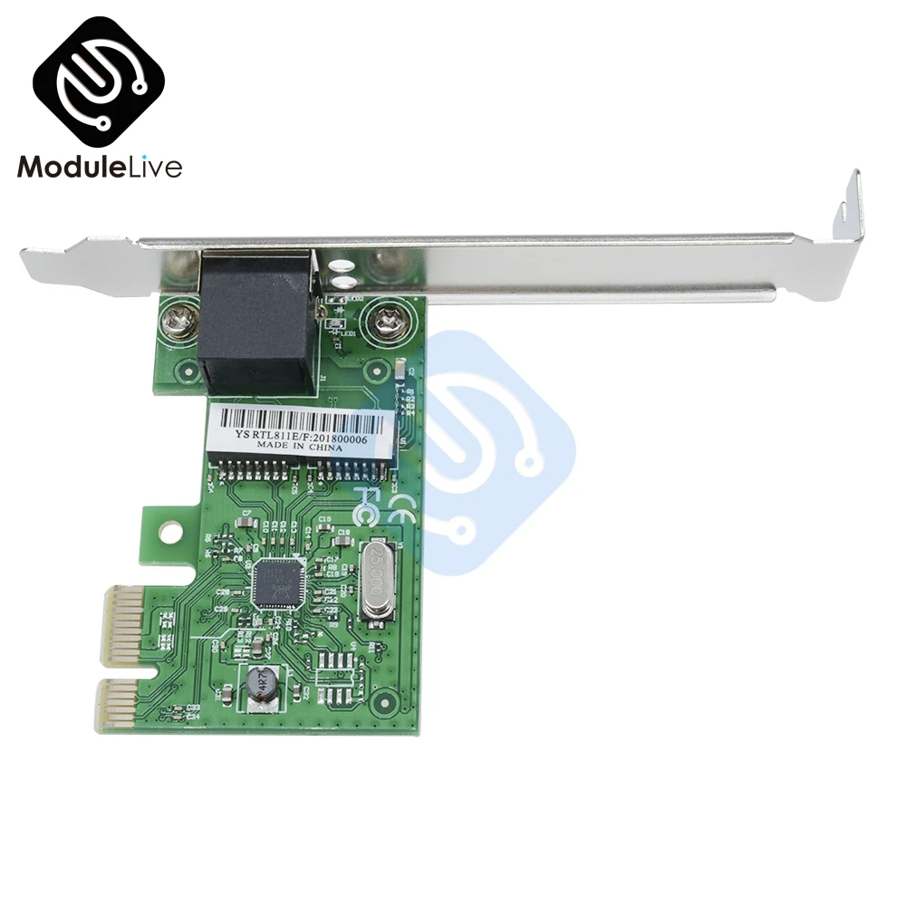 PCI E Express 10/100/1000M гигабитный Ethernet LAN сетевая настольная плата контроллера|Детали и