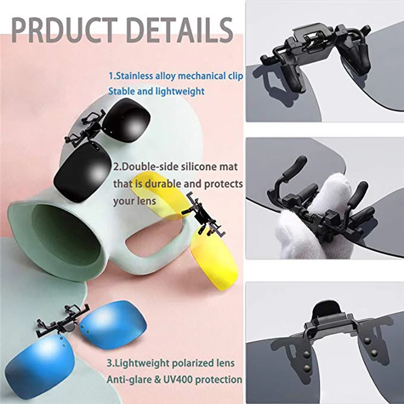 2019 Man woman sunglasses clip polarized clip sunglasses cycling glasses photochromic sport oculos ciclismo gafas ciclismo 30J19 (7)