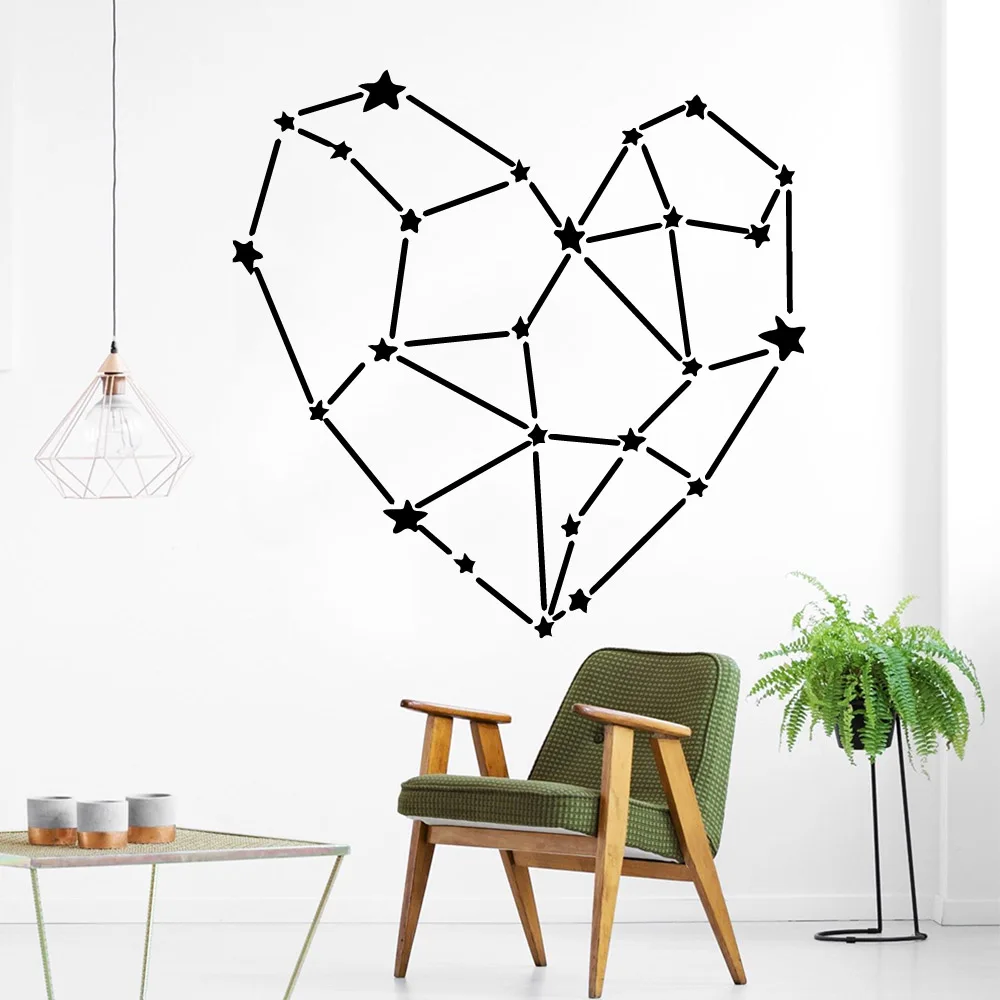 

Creative heart Home Decoration Accessories For Baby's Rooms Pvc Wall Decals