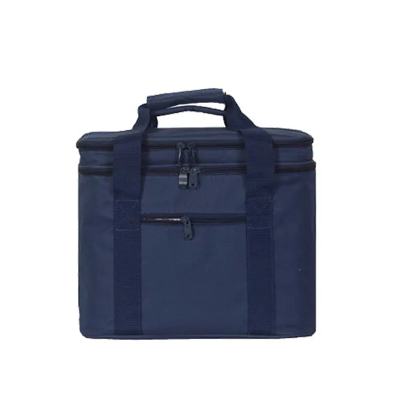 DENUONISS 18L большая оксфордская теплоизоляционная посылка для пикника, переносные Контейнерные Сумки, посылка для растений, изолированная сумка для еды, сумка-холодильник - Цвет: Blue