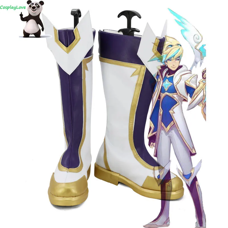 Game LOL Cosplay Star Guardian 2018 The Prodigal Explorer Ezreal Shoes Boots CosplayLove For Halloween Christmas | Тематическая