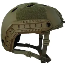 Tactical Lightweight Ops-Core Fast Base Jump PJ type Military Helmet militech fast od green fa style super abs airsoft tactical helmet ops core style high cut training helmet super tough quality