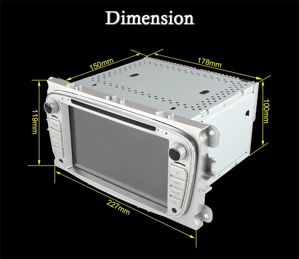 Sale For FORD Mondeo S-MAX Connect FOCUS 2 2008 2009 2010 2011 Car Intelligent System Multimedia 4G LTE Android Radio DVD Player GPS 24