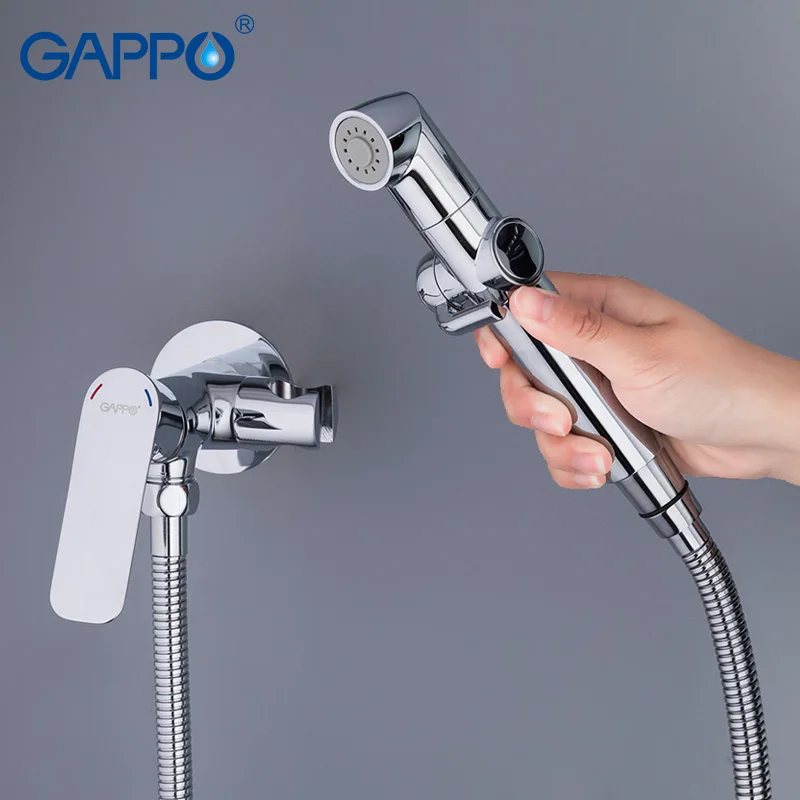 GAPPO bidé baño ducha de mano de inodoro, bidé rociador higiénico ducha bidet grifo montado en la pared bidet grifos de ducha - 1
