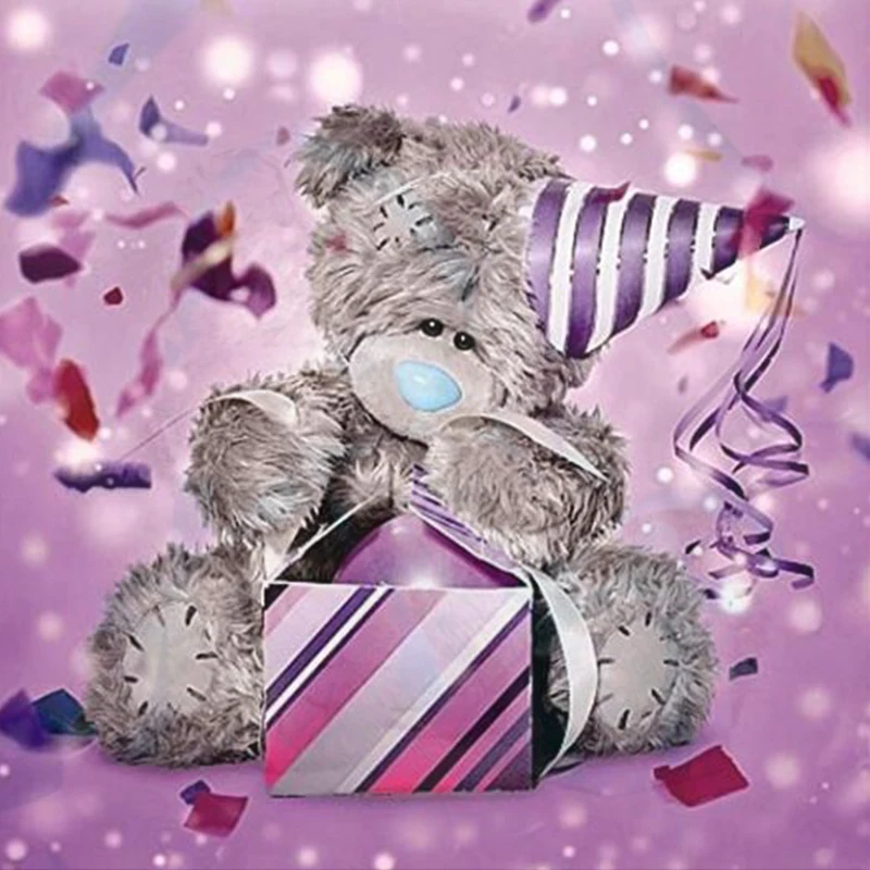 

Full square / round diamond 5D DIY diamond painting "cartoon teddy bear" 3D embroidery mosaic home decoration Christmas gifts