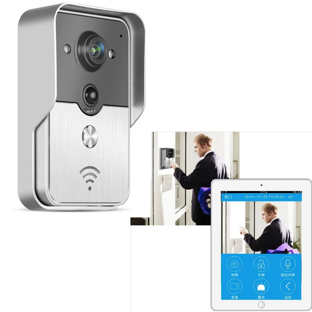 

PIR Motion senser Door bell Camera WiFi Doorbell Touch Key Video Wireless Viewer Video Door Phone Recording Night Vision Monitor