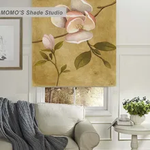 MOMO термоизолированные затемненные ткани на заказ покраска окна шторы рулонные шторы, PRB set483-488