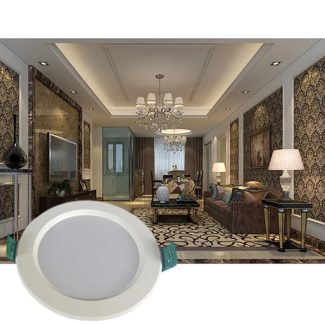 Led Panel Light Led Ceiling Downlight 12v 24v 36v 48v Recessed Round Lamp 18w 15w 12w 9w Led Lights For Home Kitchen Spot Light