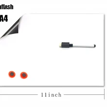 1 шт. 21*28 см A4 мягкий холодильник гибкий ПЭТ светильник Доска сообщения магнитные записки холодильник водонепроницаемый 1 маркер и 2 кнопки