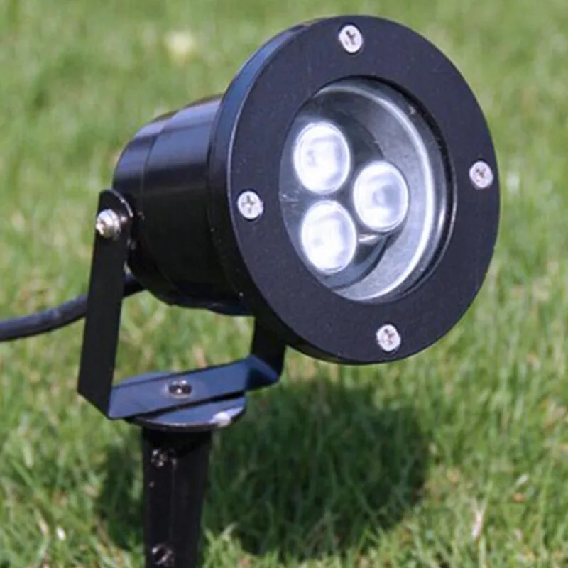 3*3W Led Flood Spot light Outdoor Led Lawn Lamp IP68 Waterproof Garden Lighting Insert the ground lights AC 85-265V doersupp водонепроницаемый ip65 3w cob led открытый ландшафт сад стена двор дорожка пруд flood spot lights 85v 265v