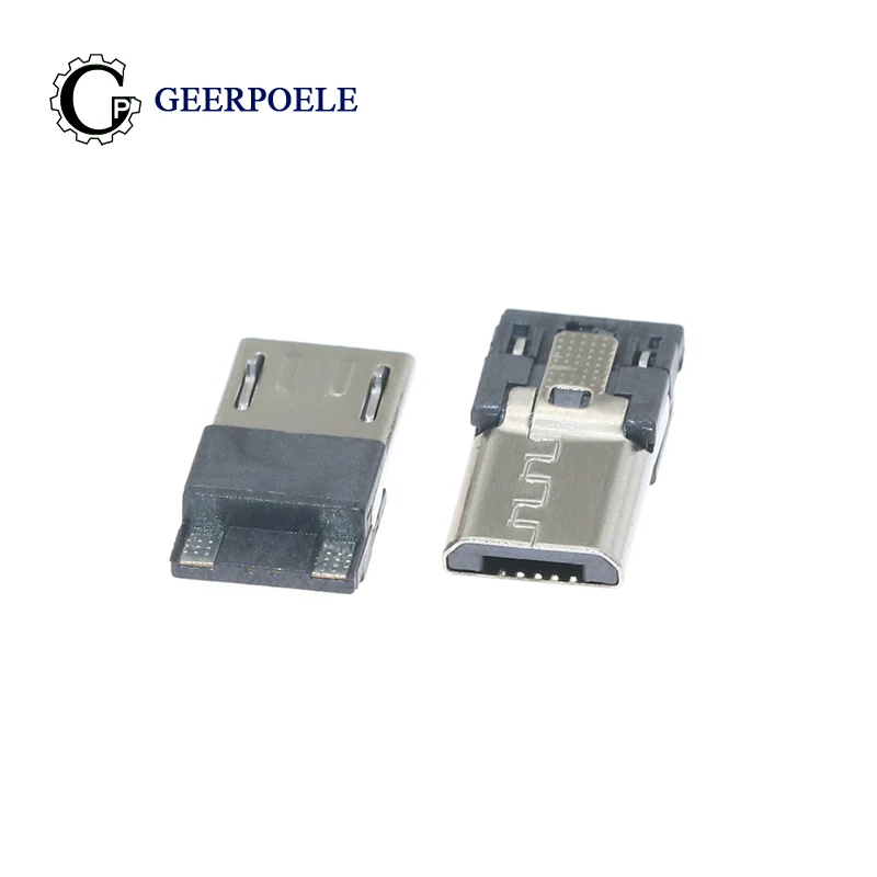 

Android Long Plug 5 Pin 2 Core 30V 1.5A Micro USB Connectors Male Jack Tail Socket Plug Electric Terminals