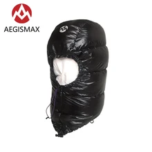AEGISMAX Черная шапка для кемпинга, сохраняющая тепло, унисекс, ультра-светильник, спальный мешок, аксессуар