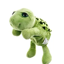 1 предмет для малышей и детей постарше Детские черепаха животные куклы на пальцы, Младенческая Детская плюшевая игрушка игрушки; лучший подарок для детей забавные игрушки для кукольного театра 5,23