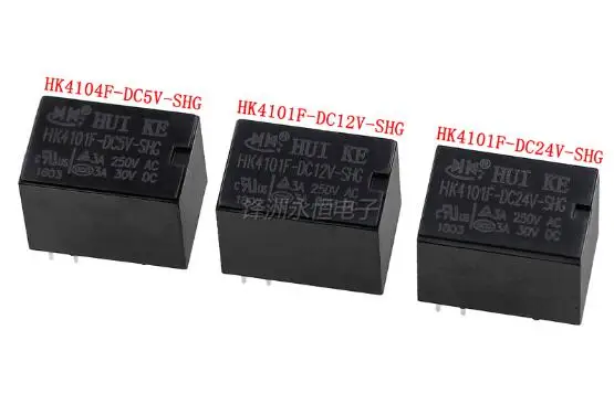 20шт реле HK4101F DC5V SHG DC12V 250В 3а 5 pin 5В/12В/24В DC реле|Реле| |