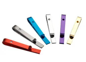 

Mixorder 5 Colors Tie Clips Formal Copper Necktie Tie Clip Pin Glossy Clasp Bar Wedding Gift Suits Accessories Jewelry 50pcs