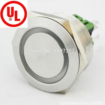 

30mm 6V, 12V, 24V, 110V, 220V Momentary or latching 1no1nc Ring LED Anti Vandal Push Button Switch
