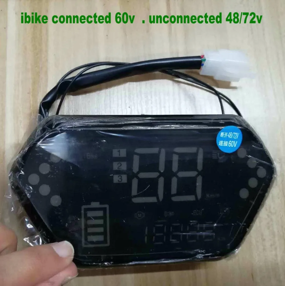 Спидометр Дисплей 24 V-96 v для электрический скутер запчасти педаль для трехколесного велосипеда скутер уровень заряда батареи+ поворотный светильник+ спереди светильник индикатор