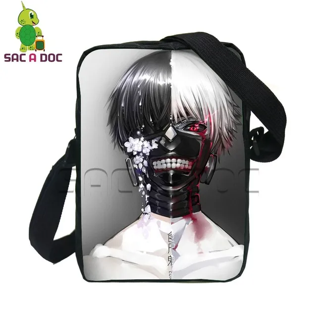 Anime Tokyo Ghoul Messenger Bag Kaneki Ken Prints Children School Bags