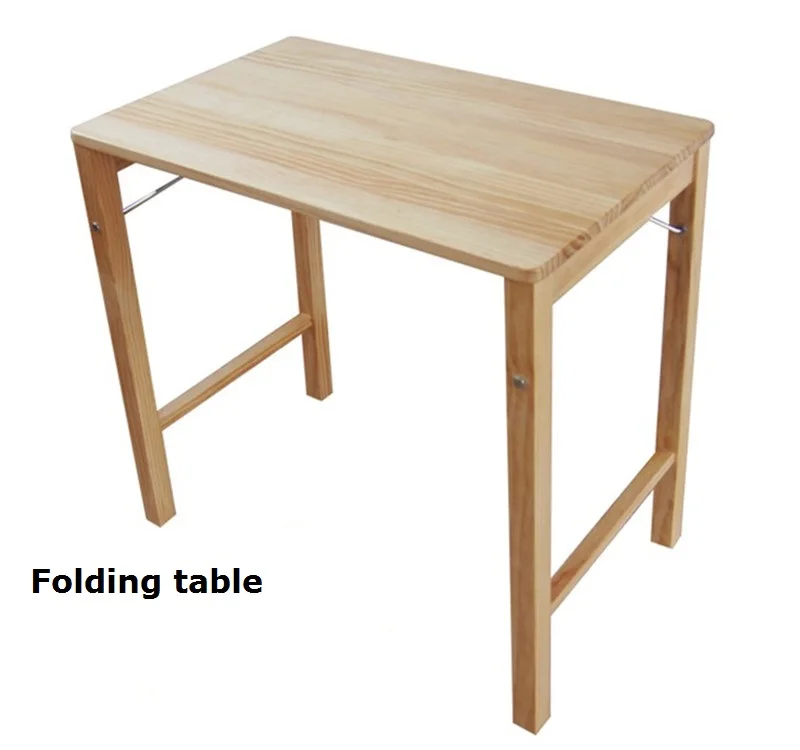 Простой деревянный складной столик простой стол письменный стол компьютерный стол портативный обеденный стол