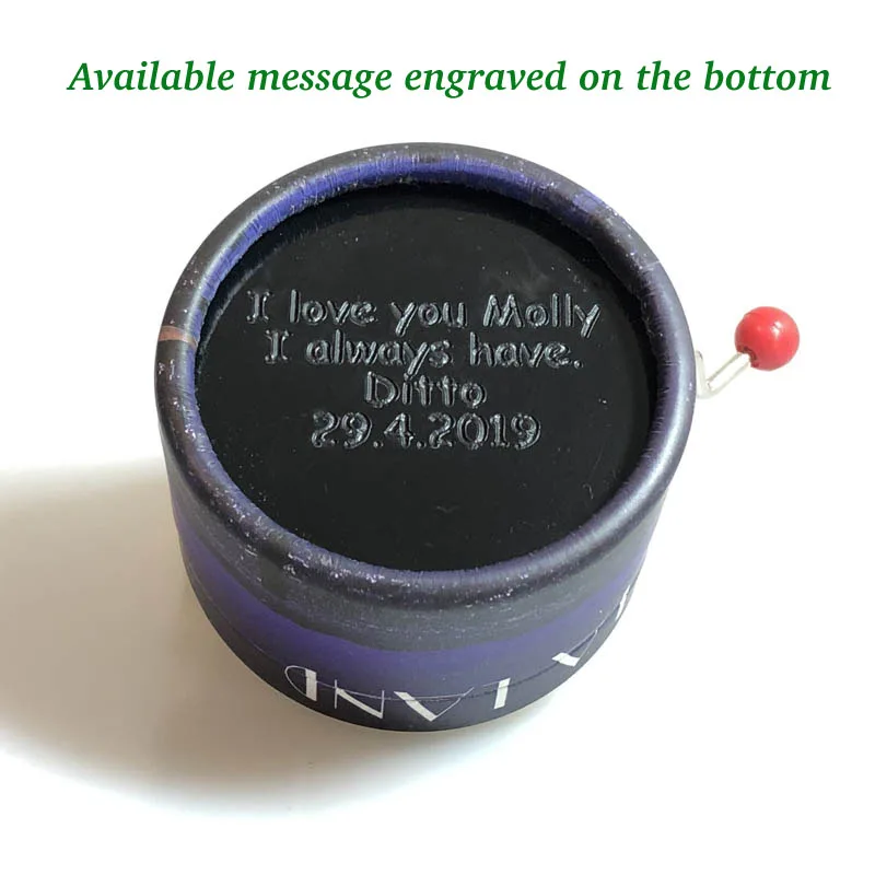 Paper Hand Crank Music Box, Cty of Stars, Movie Theme, Special Gifts for Lovers, DIY