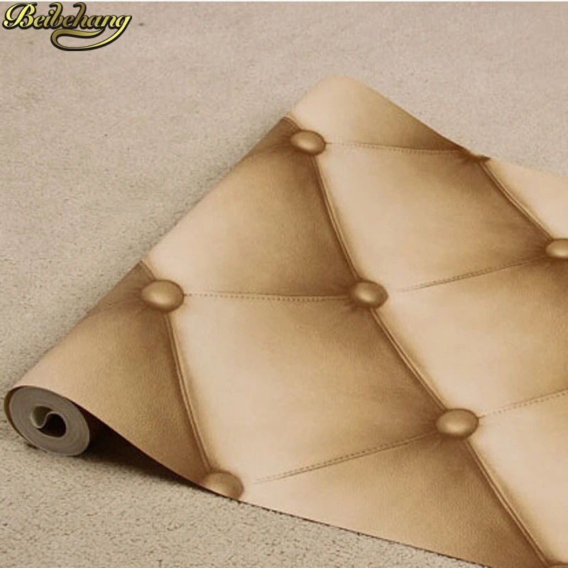 beibehang Faux Leather soft pack bed living room TV backdrop bedroom wallpaper 3D wallpaper outlets wallpapers roll wall paper beibehang Faux Leather soft pack bed living room TV backdrop bedroom wallpaper 3D wallpaper outlets wallpapers roll wall paper
