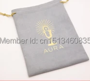 100 шт./лот Высококачественная бархатная сумка для ювелирных изделий/сумка