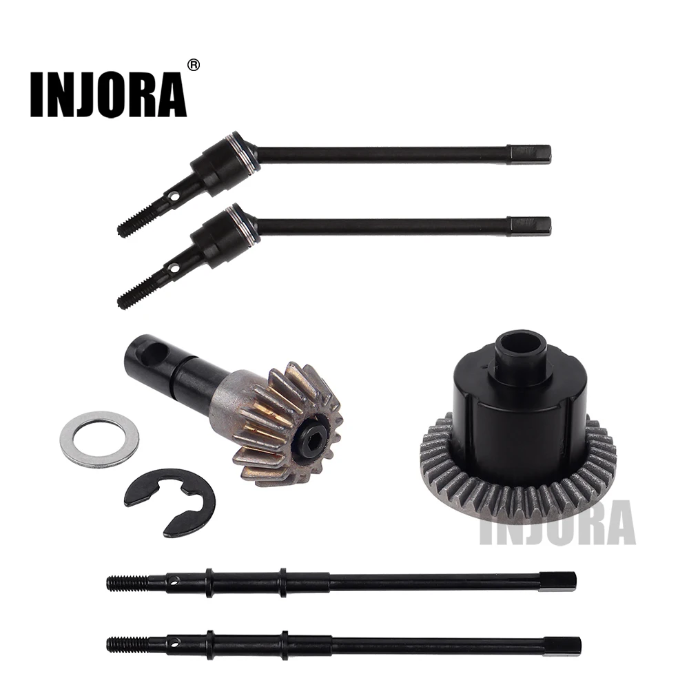 

INJORA Metal Axle Dogbone Shaft Gear for 1:10 RC crawler INJORA 90046 Axle Replacement Parts