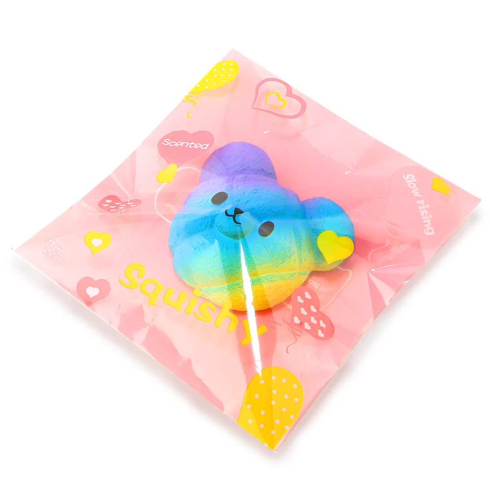 Kawaii Squeeze Игрушка Медведь Сжимаемый хлеб торт кальшиес крем ароматизированный